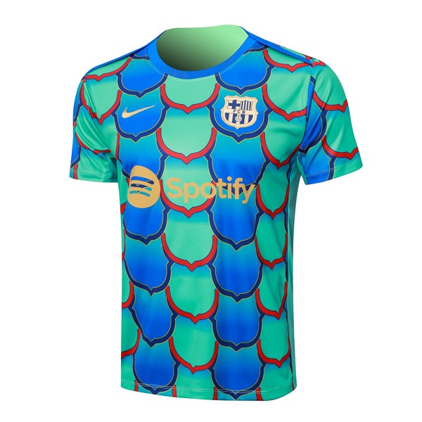 Camiseta Entrenamiento Barcelona 2024/25 Verde Azul